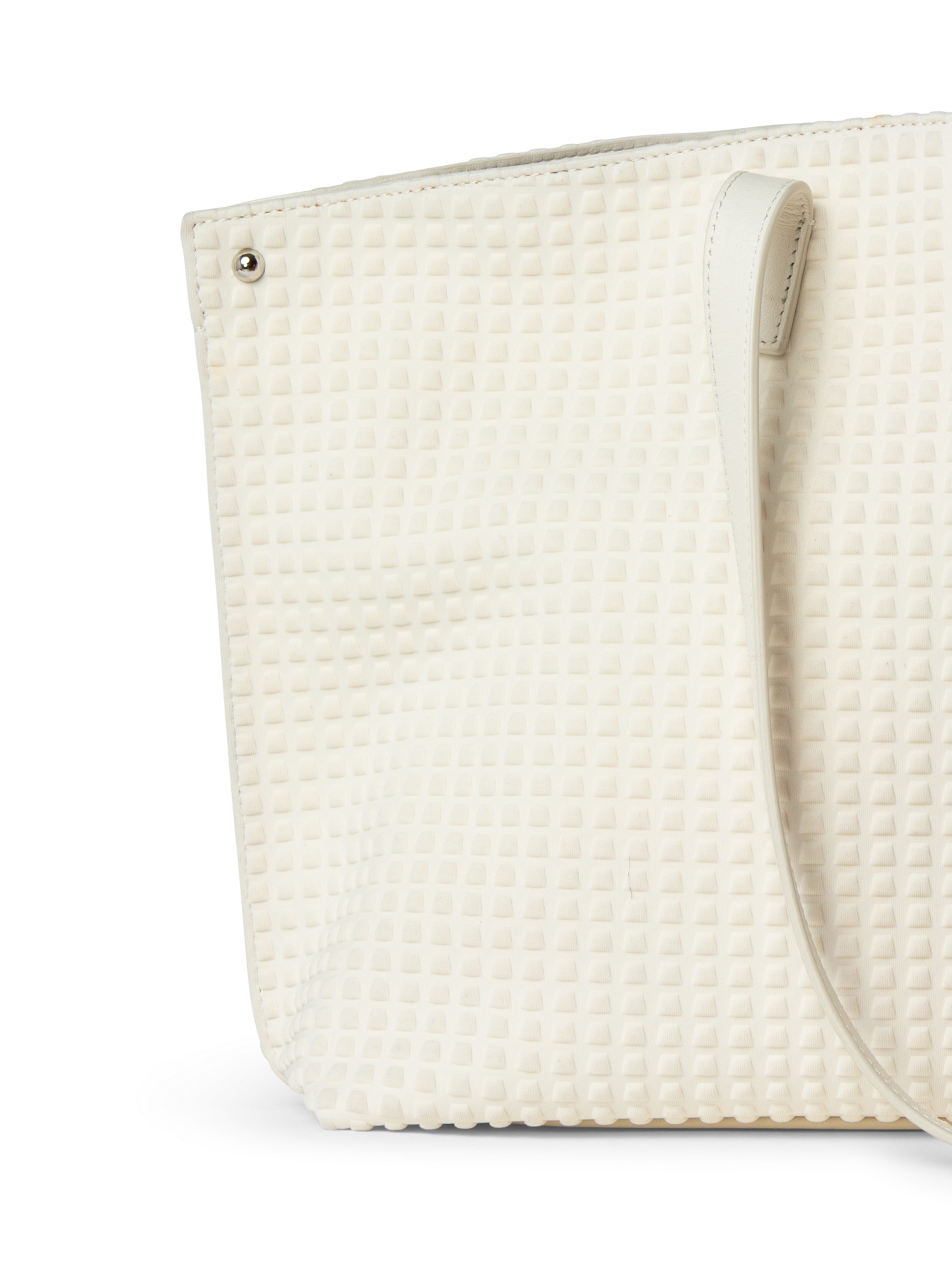 Designer Ai Small Shoulder Tote - Weiss