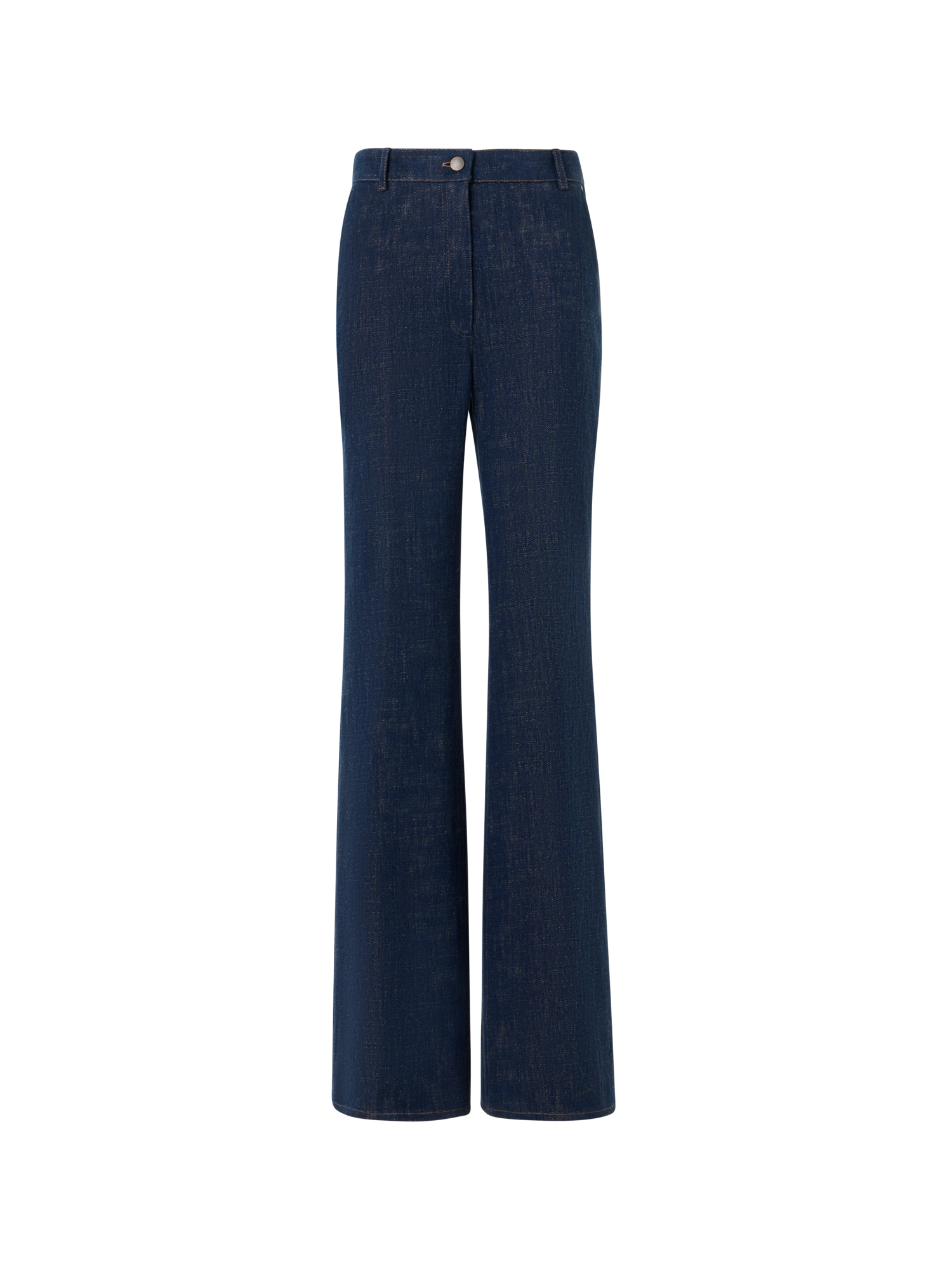 Designer Bootcut Hose aus Winter-Denim - Dunkelblau