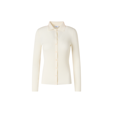 Long-Sleeve Merino Wool Knit Sweater