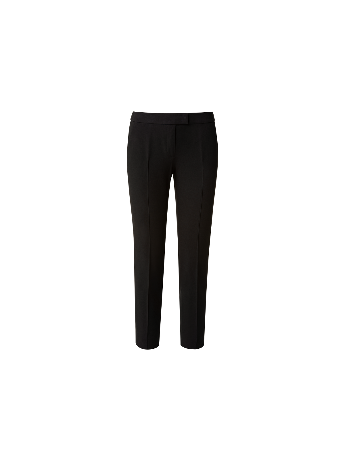 Designer Cropped Slim-Fit Hose aus Baumwolle - Schwarz