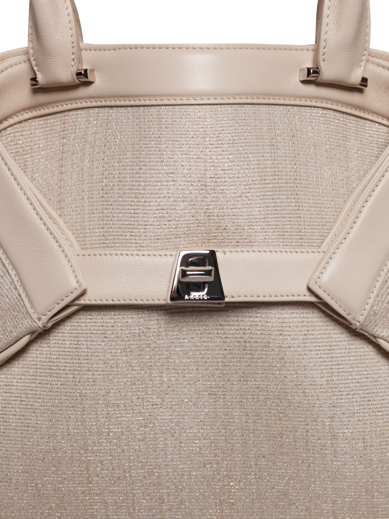 Designer Ai Small Top Handle Tote - Ecru - Weiss