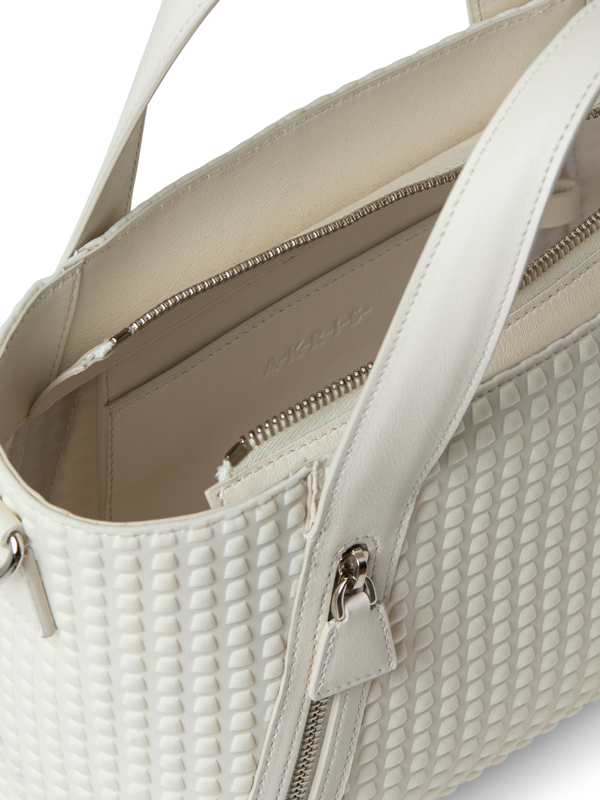 Designer Alexa Little Zip Top Handle Tote - Weiss
