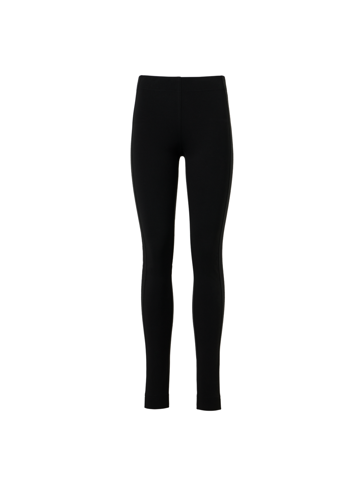 Designer Figurbetonte Jersey-Leggings - Schwarz