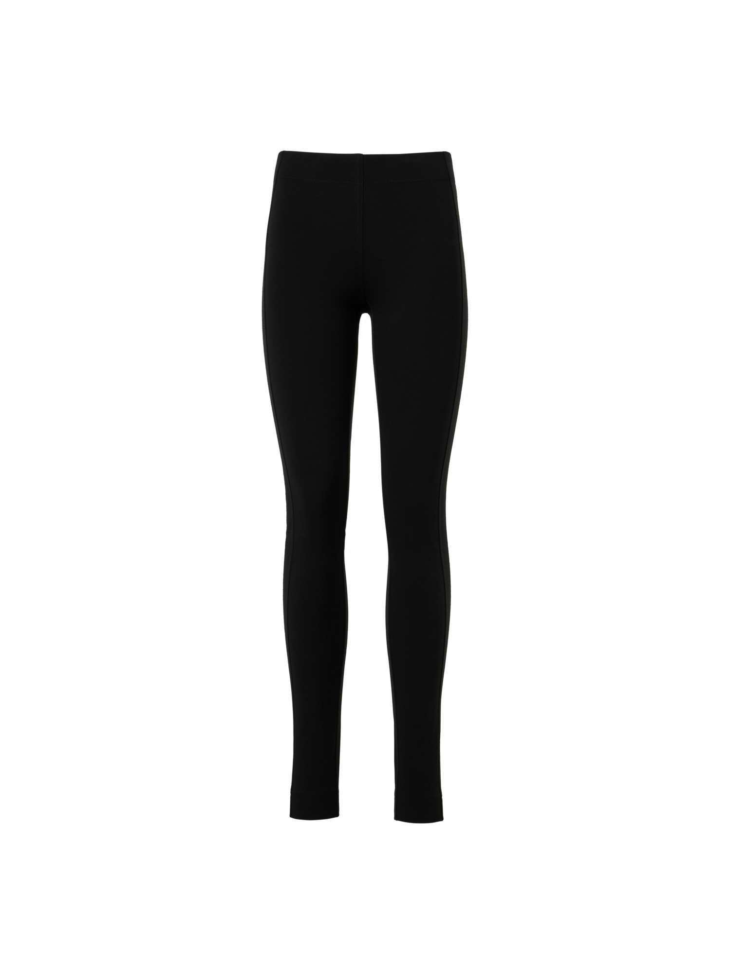 Designer Figurbetonte Jersey-Leggings - Schwarz