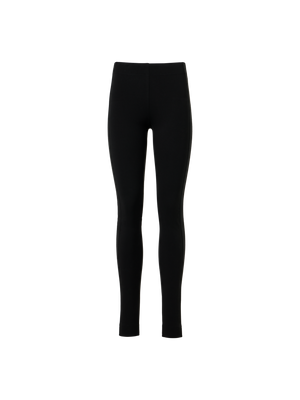 Designer Figurbetonte Jersey-Leggings - Schwarz