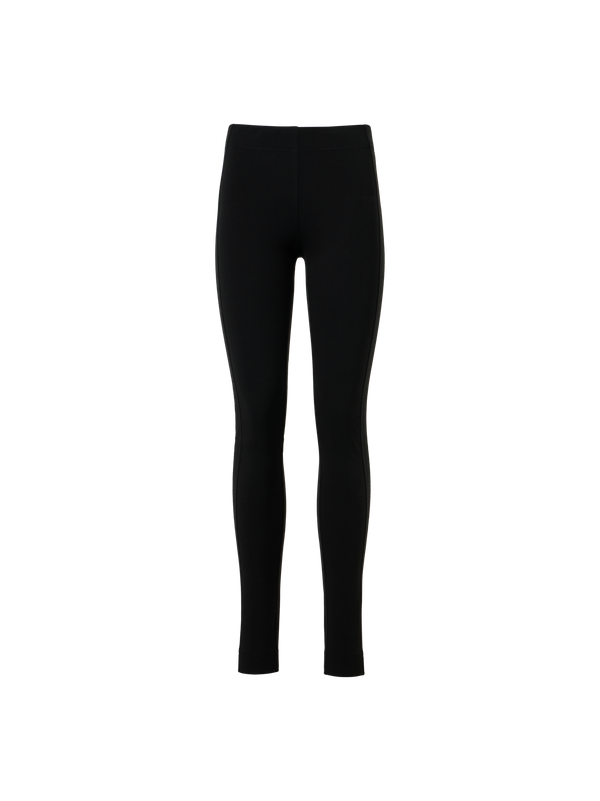 Designer Figurbetonte Jersey-Leggings - Schwarz