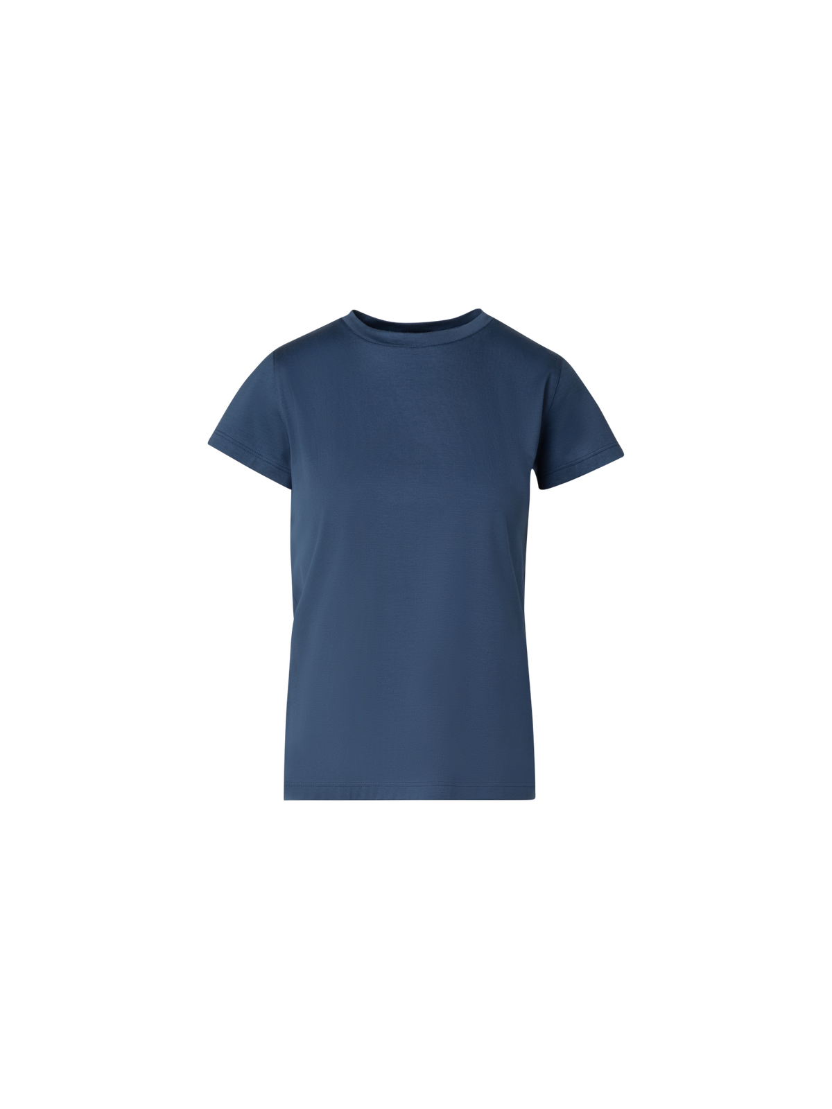 Designer T-Shirt aus Baumwoll-Jersey - Dunkelblau - Blau
