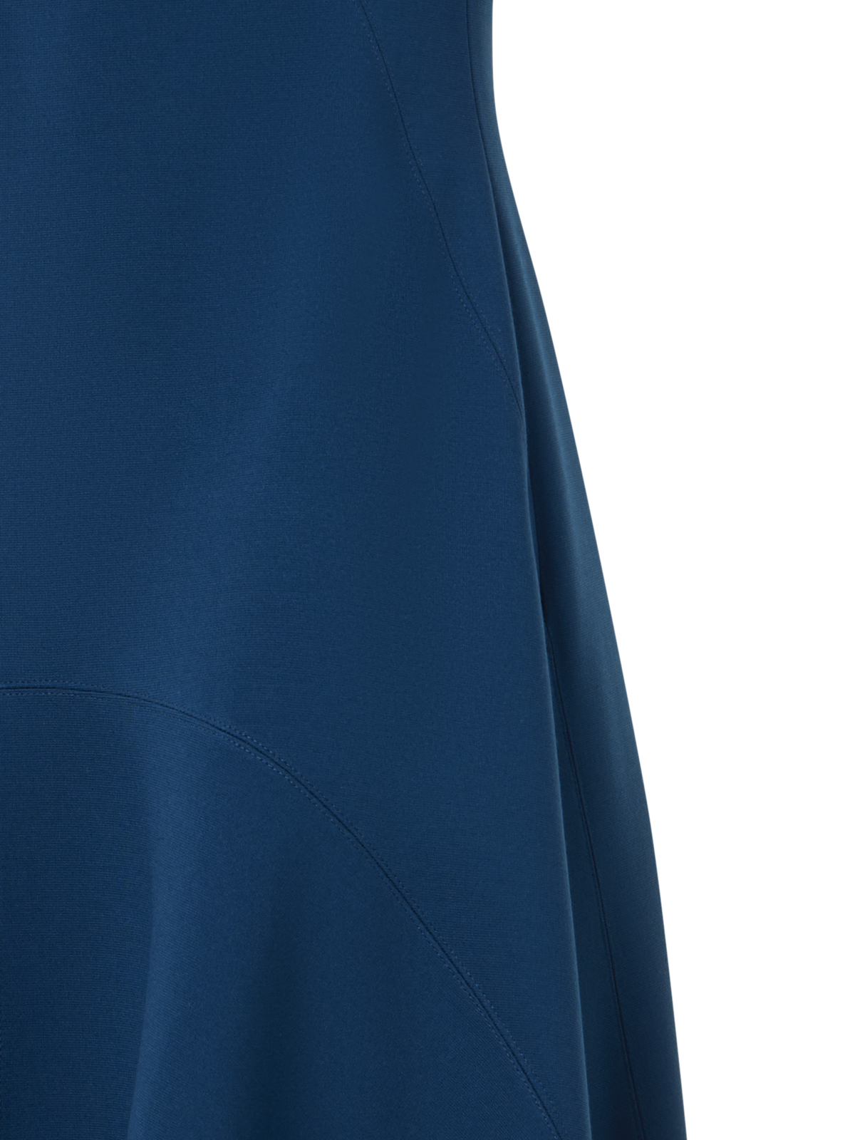 Designer Asymmetrisches Einstecktuch-Midikleid