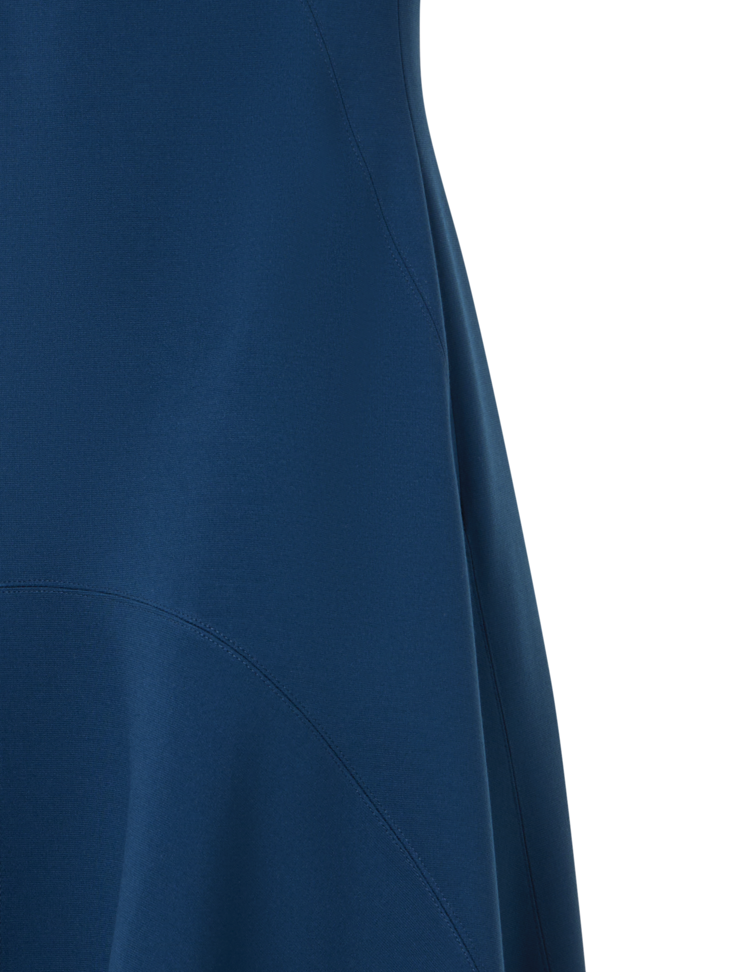 Designer Asymmetrisches Einstecktuch-Midikleid