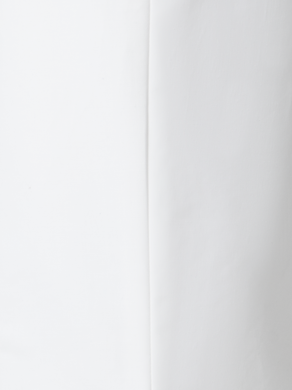 Designer Weite Gerade Hose aus Baumwoll-Stretch - Ecru - Weiss