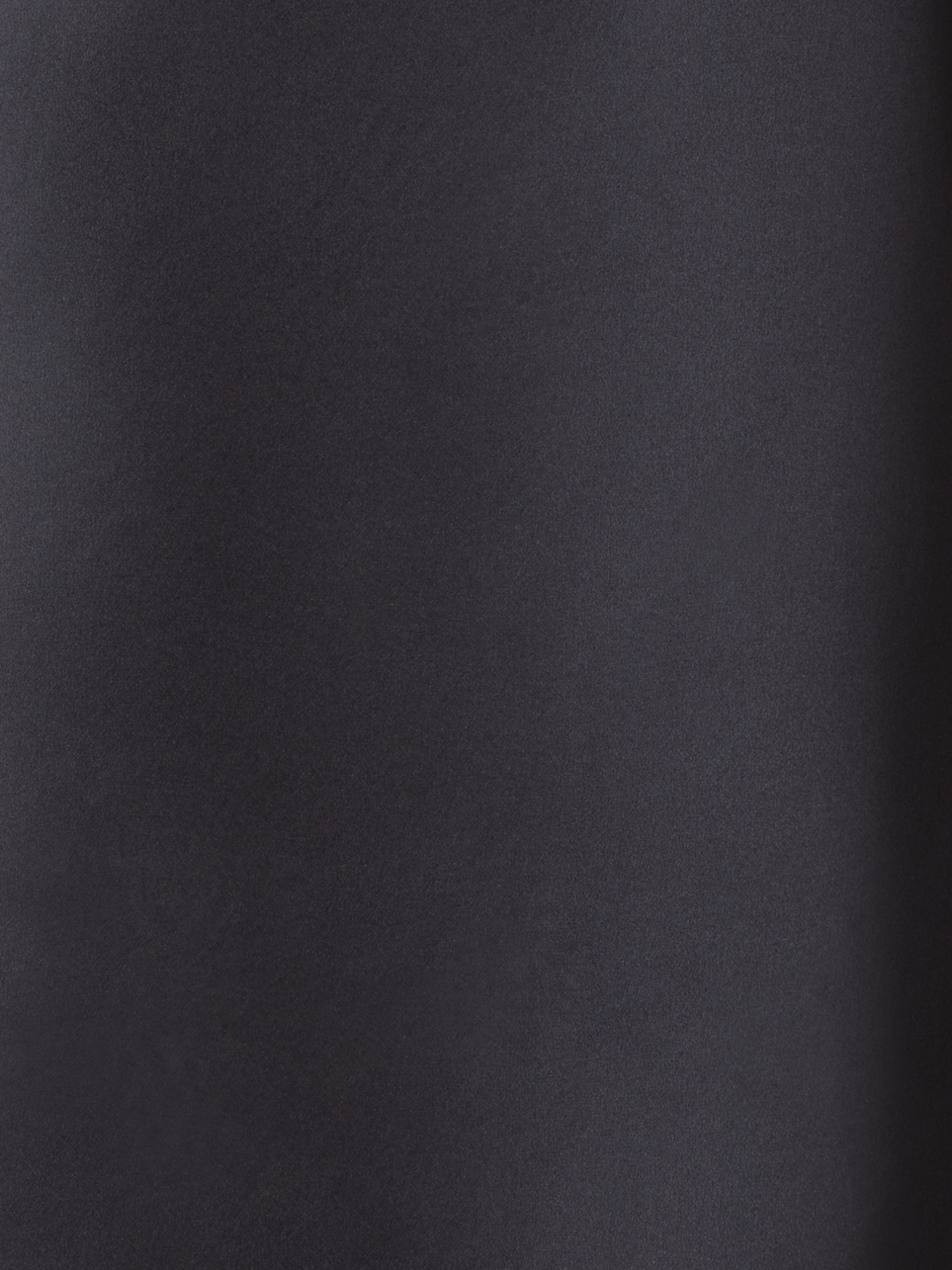 Designer Seidensatin T-Shirt Bluse - Schwarz