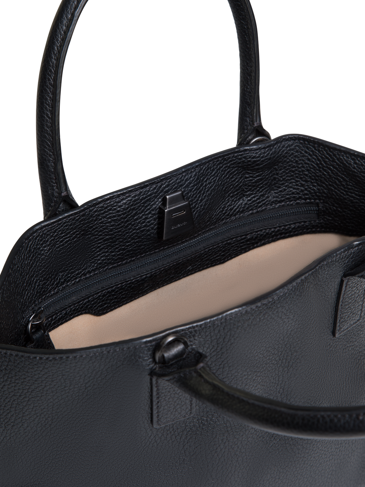 Designer Ai Little Top Handle Tote - Schwarz