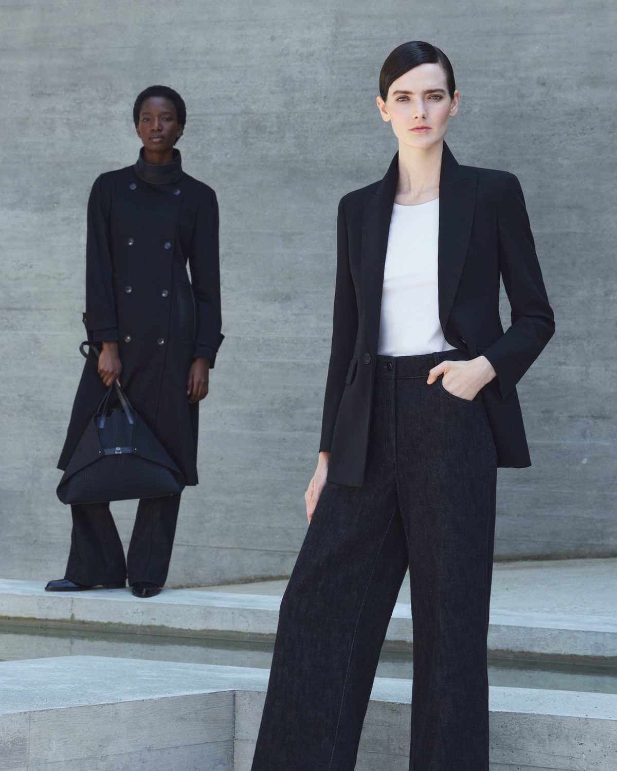 Designer T-Shirt aus Baumwoll-Jersey  - Weiss #editorial