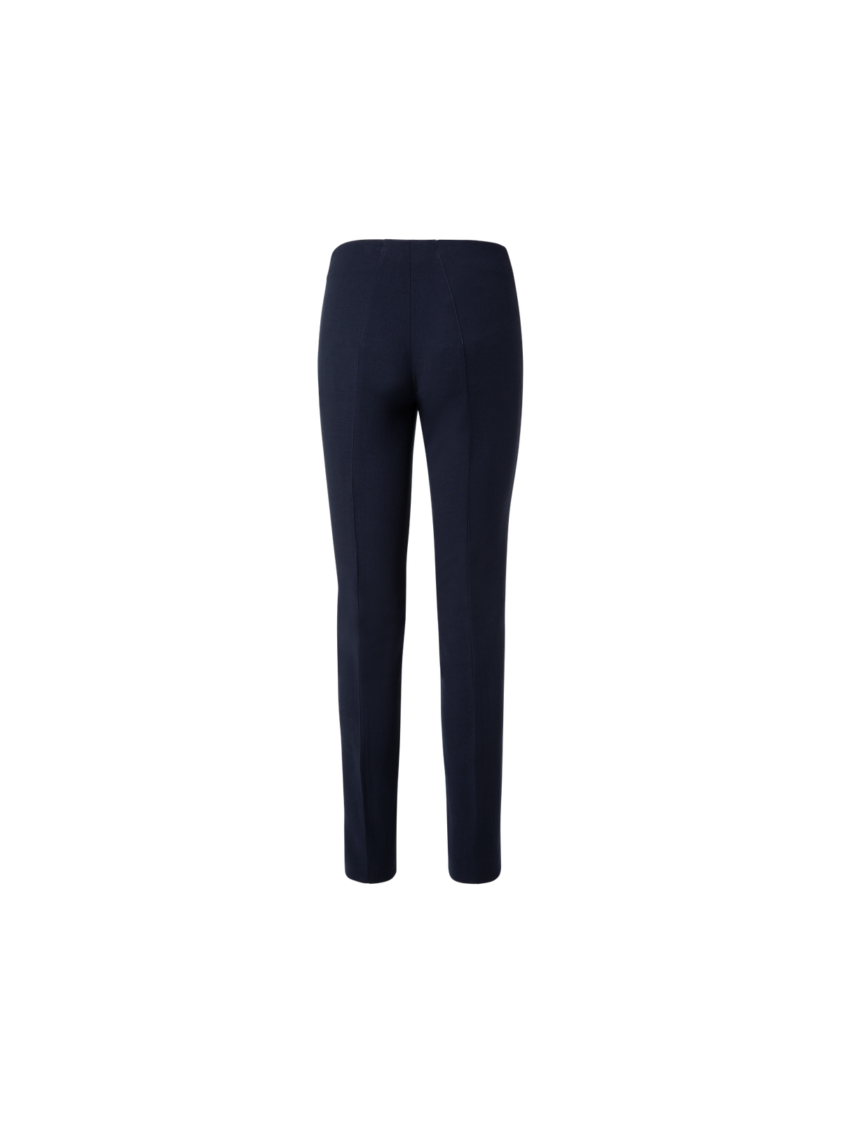 Designer Slim Hose aus Woll-Doubleface - Dunkelblau - Blau