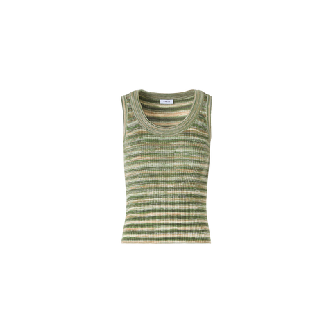 Sleeveless Merino Wool Knit Top