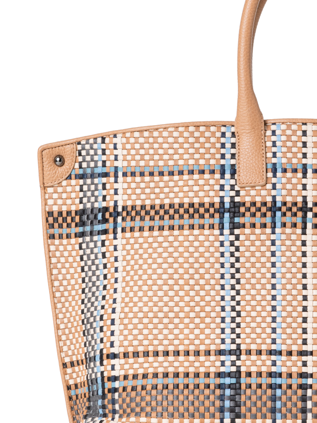 Designer Ai Small Top Handle Tote - Bunt - Beige