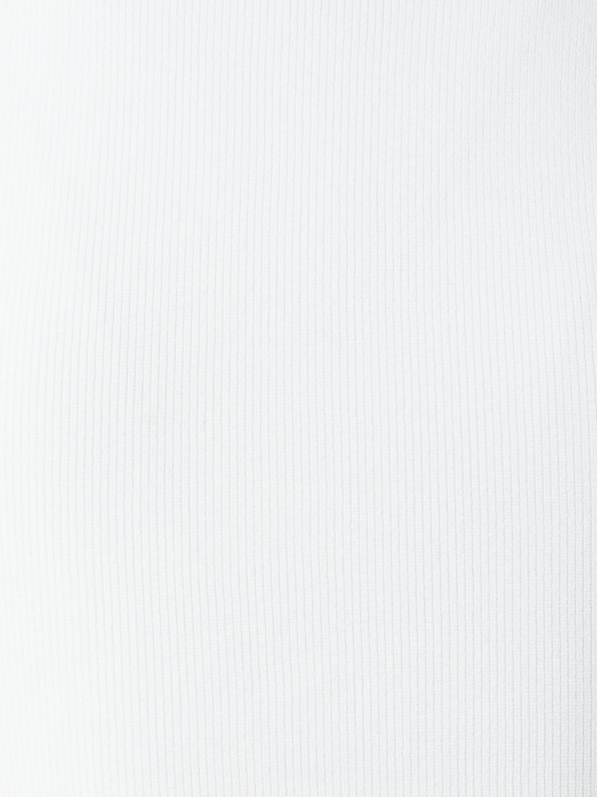 Designer Ärmelloses Top aus Baumwolle und Viskose - Ecru - Weiss