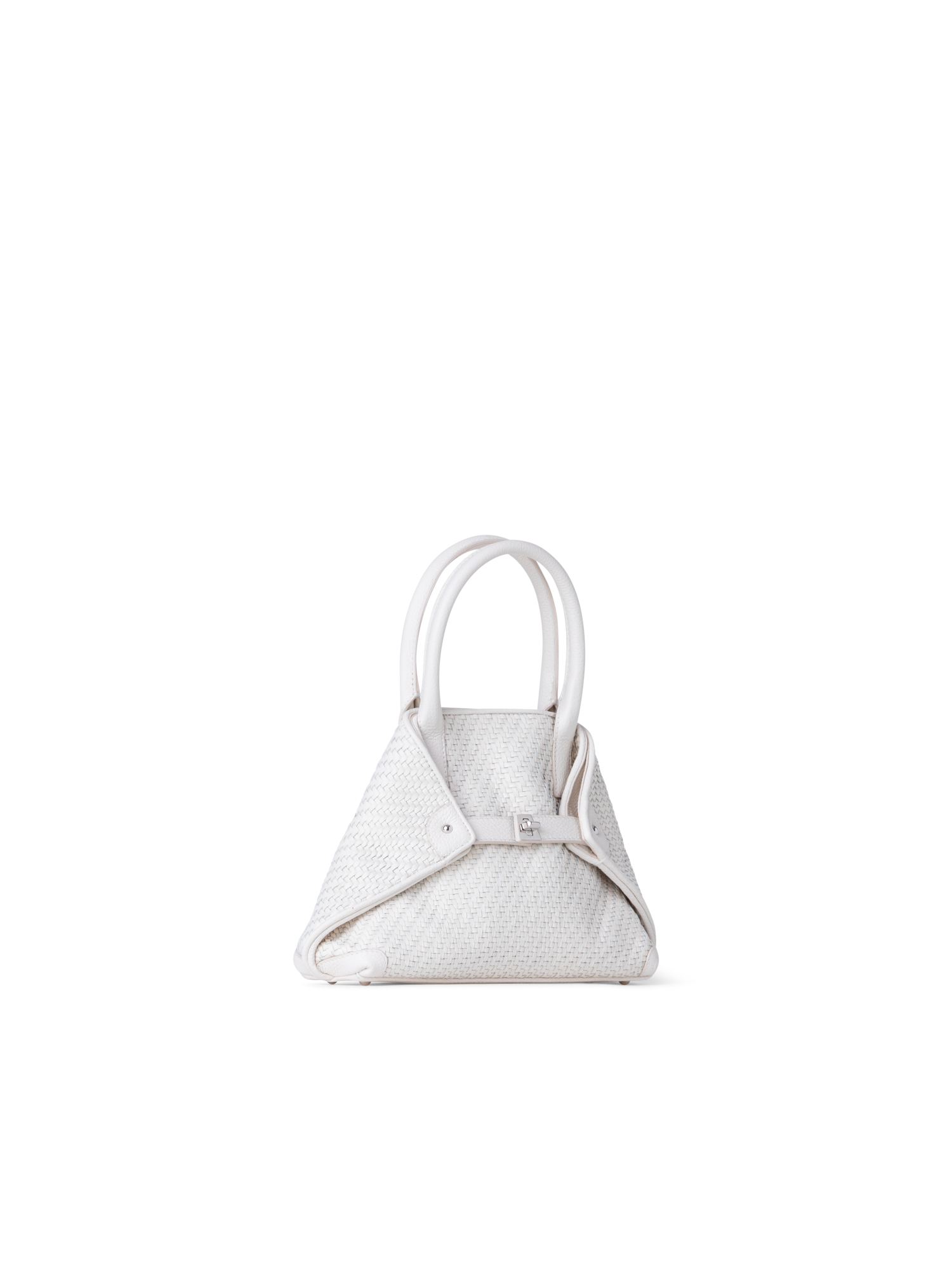 Designer Ai Little Top Handle Tote - Ecru - Weiss