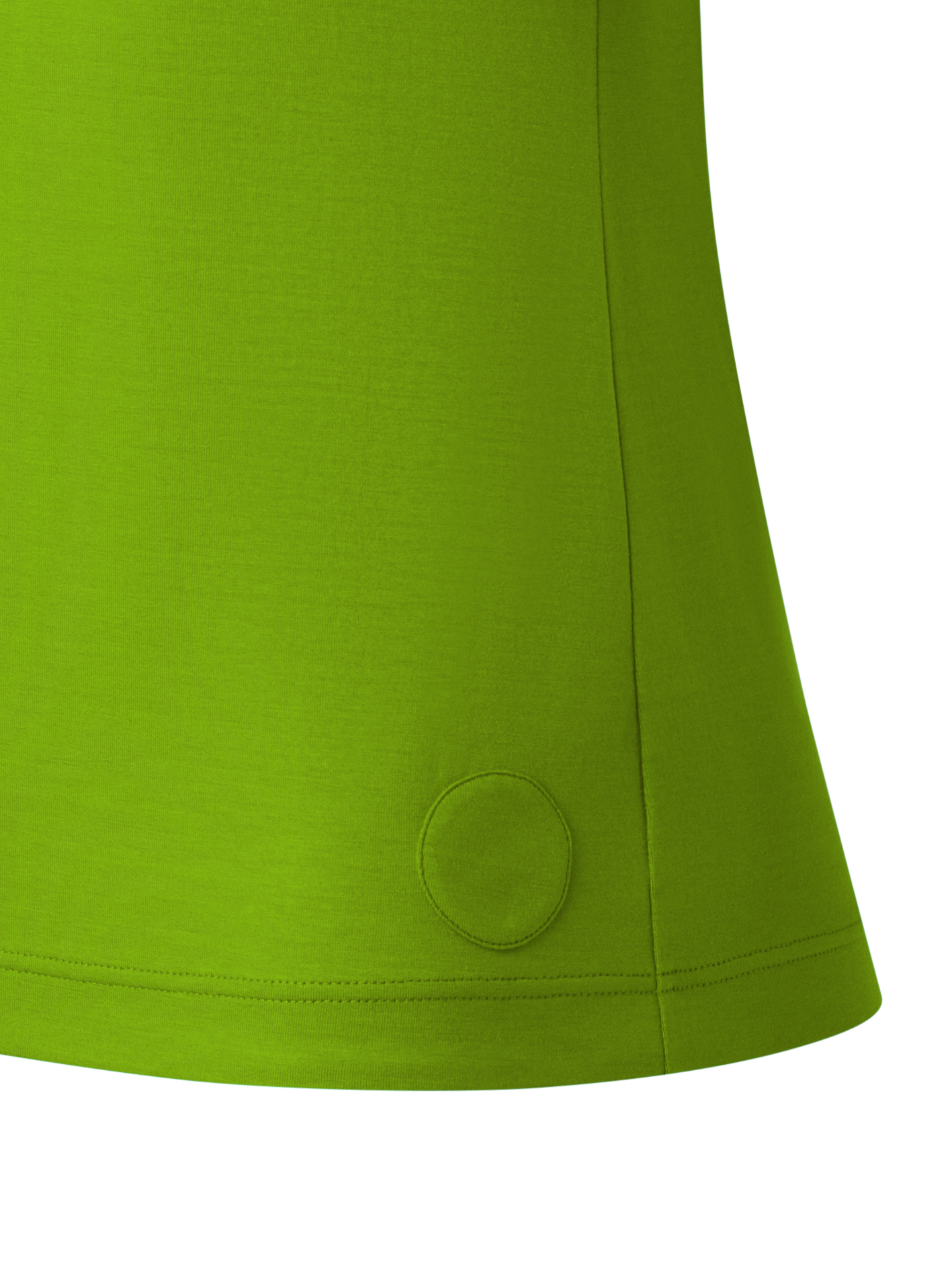 Designer T-Shirt mit quadratischem Ausschnitt - Grün