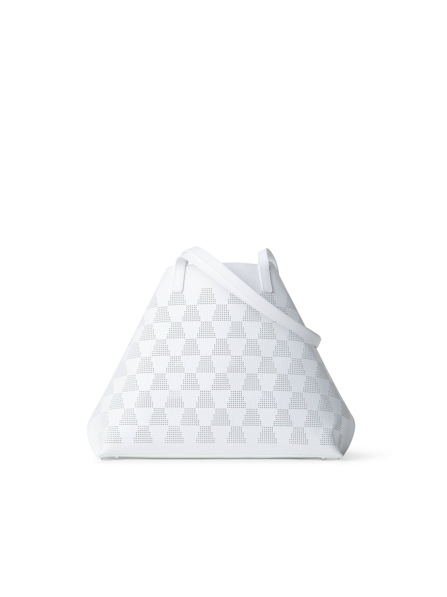 Designer Ai Medium Shoulder Tote - Weiss