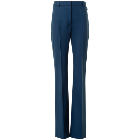 Leichte Bootcut-Stretch-Wollflanellhose