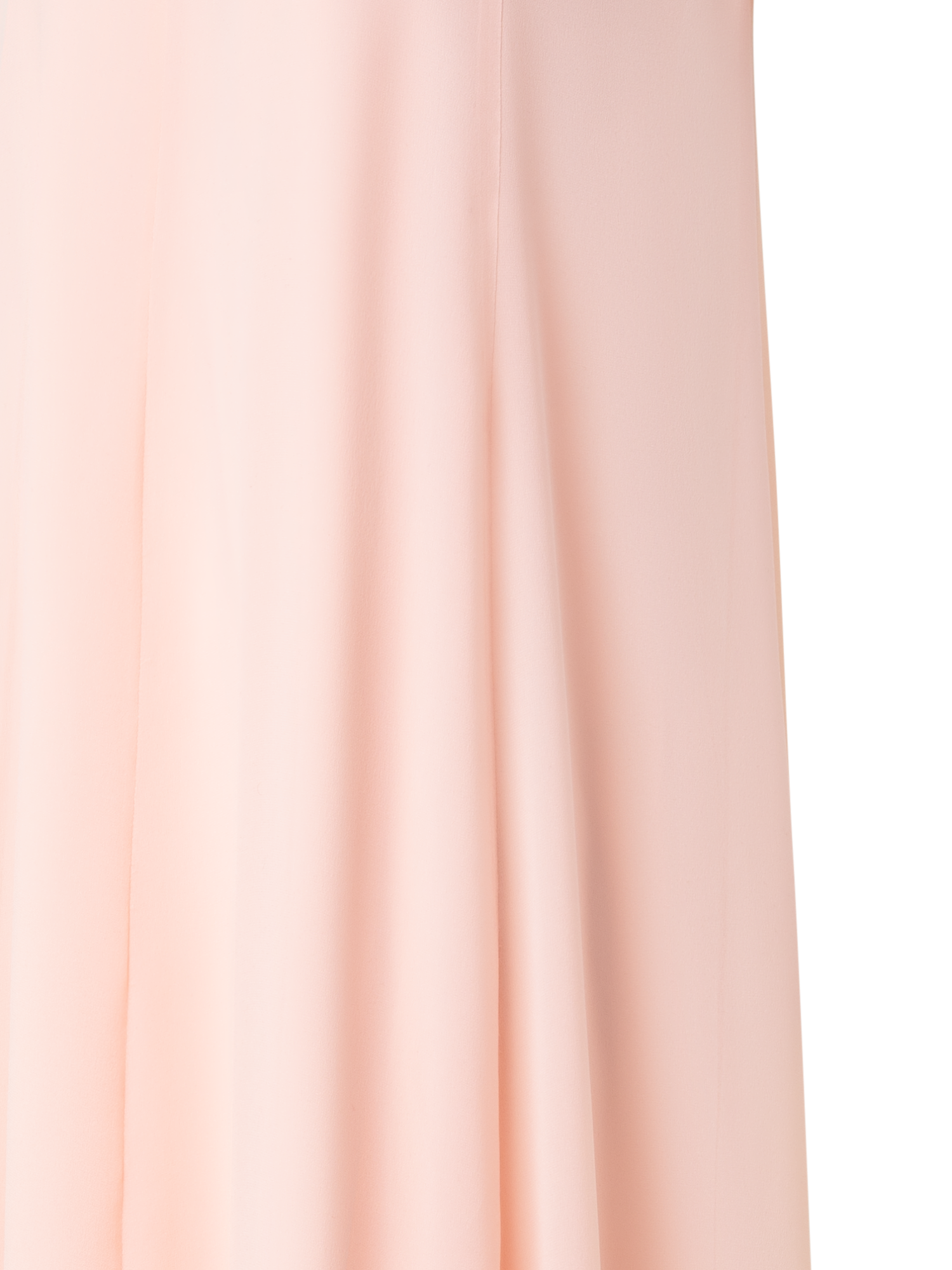 Designer Langes Double-Layer-Seidenkleid - Rosa