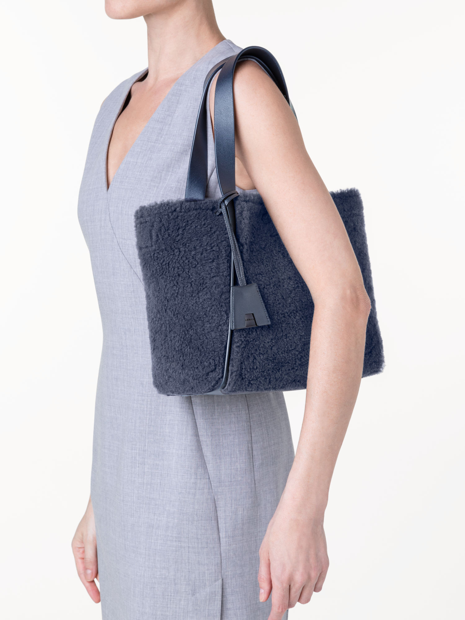 Designer Alex Small Tote - Reversible - Grau 