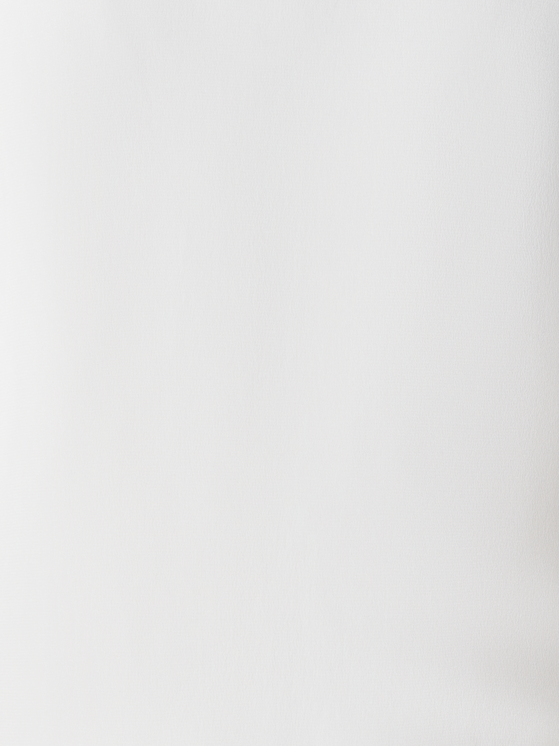 Designer Seidenbluse mit Wellen-Spitze - Ecru - Weiss