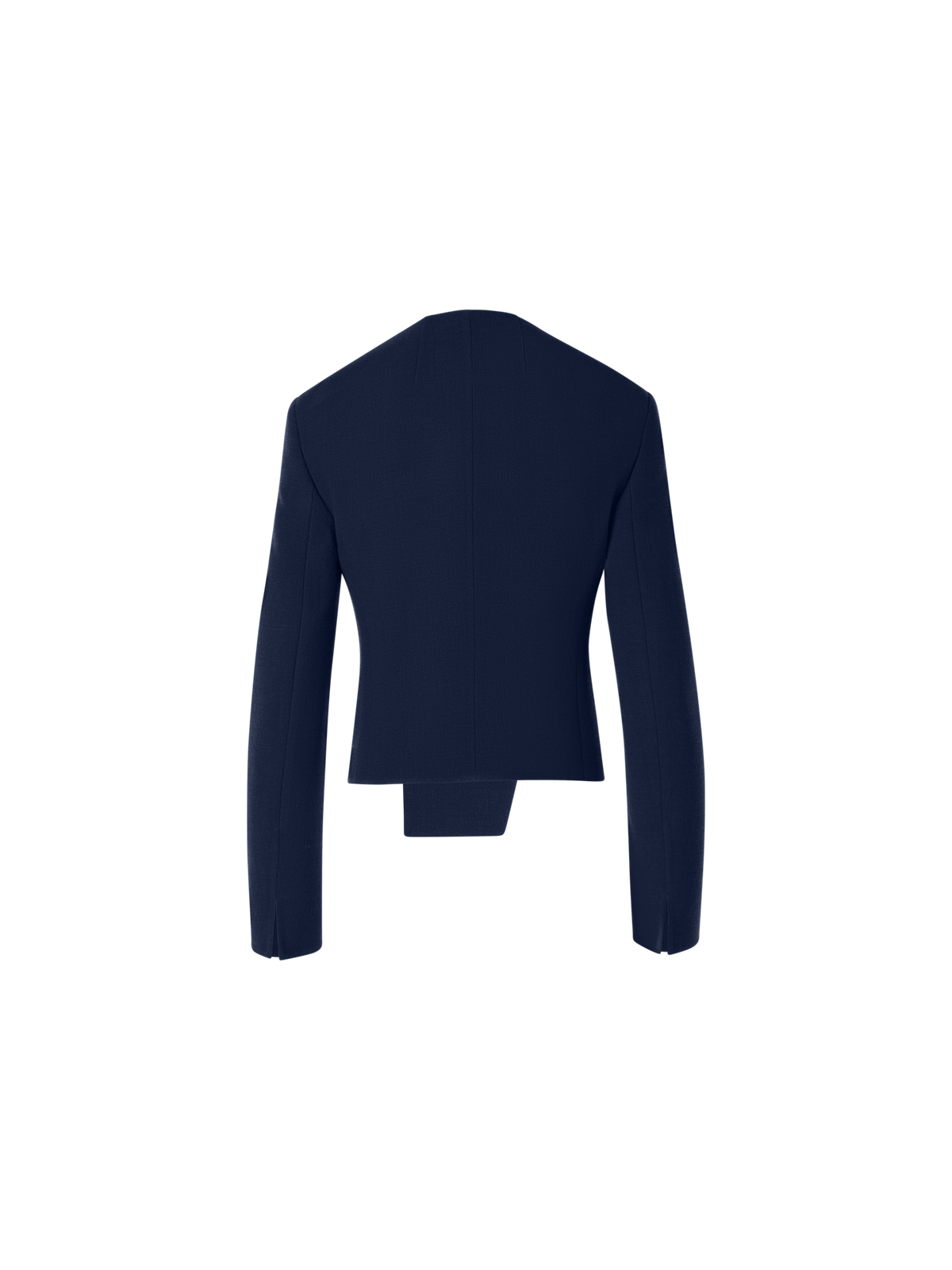 Designer Hemilio Kurzjacke aus Woll-Doubleface - Blau