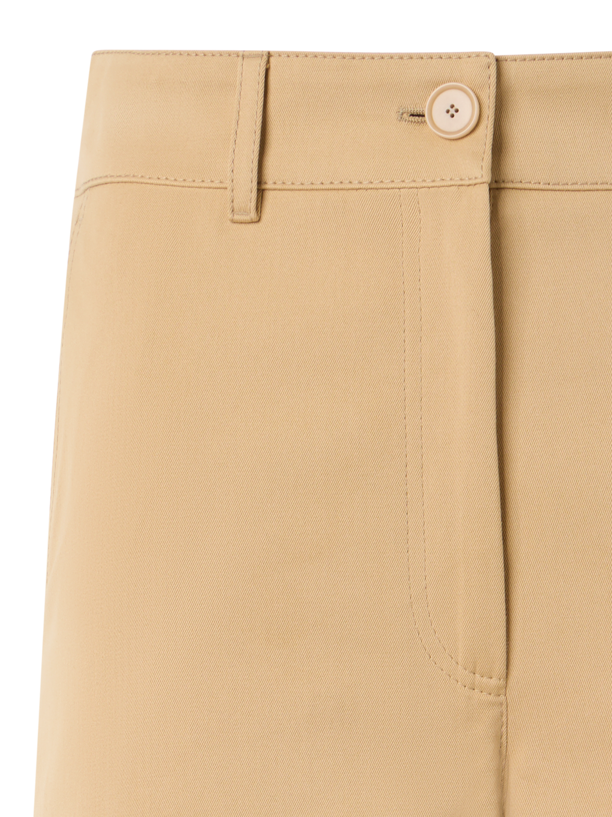 Designer Fraser Hose aus Baumwollgabardine - Beige