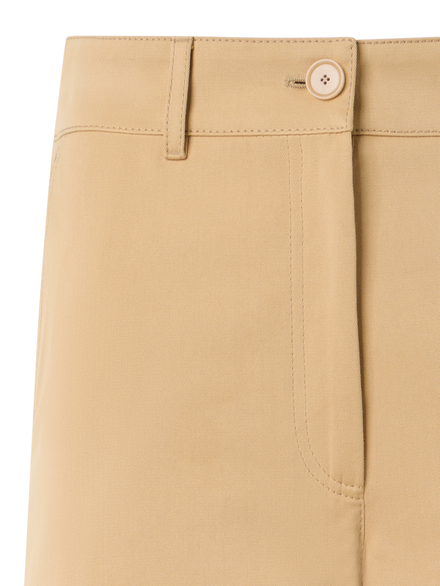 Designer Fraser Hose aus Baumwollgabardine - Beige