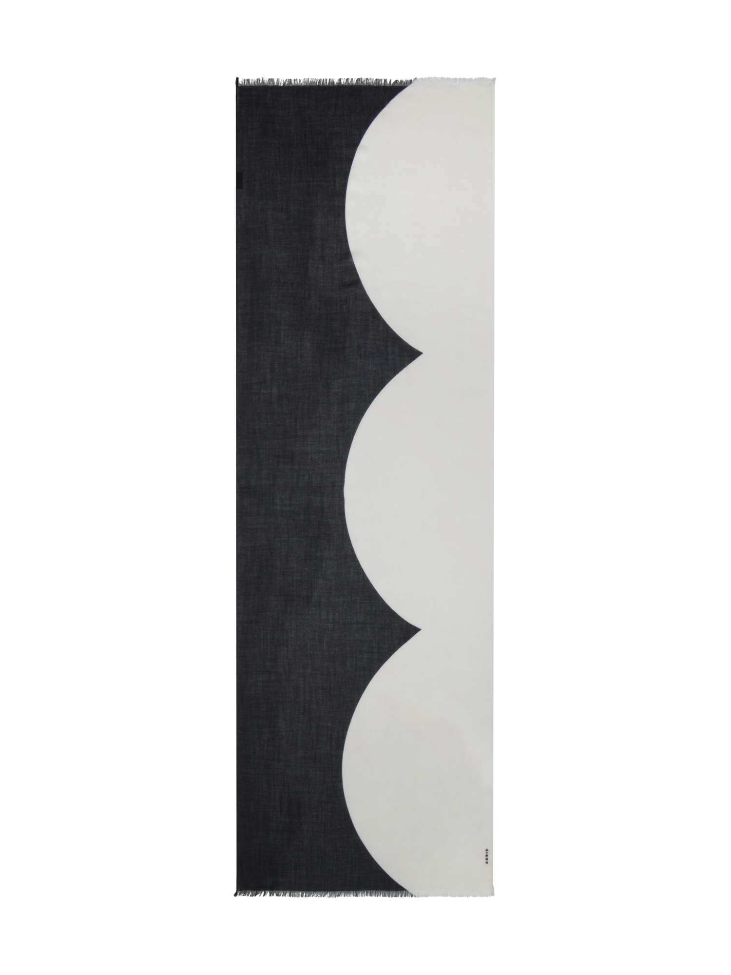 Designer Kaschmirschal mit Cloud-Druck - Bunt