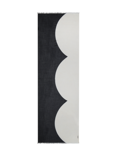 Designer Kaschmirschal mit Cloud-Druck - Bunt