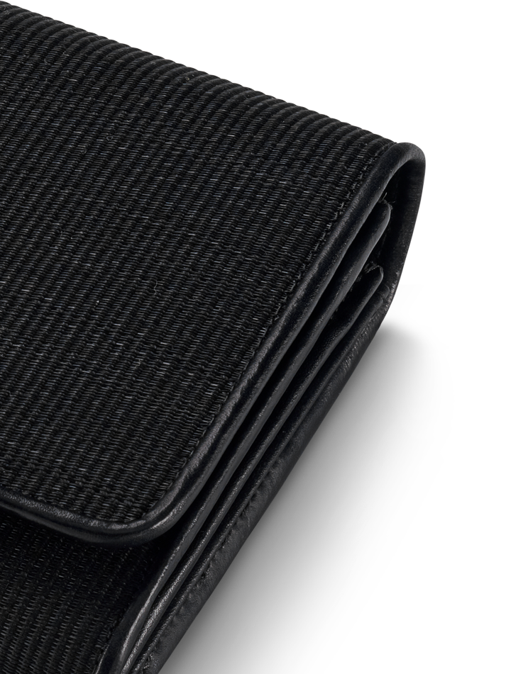 Designer Long Over Flap Wallet in Horshair, 19.2 x 10.6 x 3.2 cm