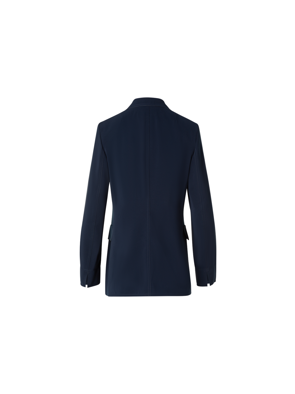 Designer Travel-Friendly Laser Cut Boyfriend Blazer - Dunkelblau - Blau