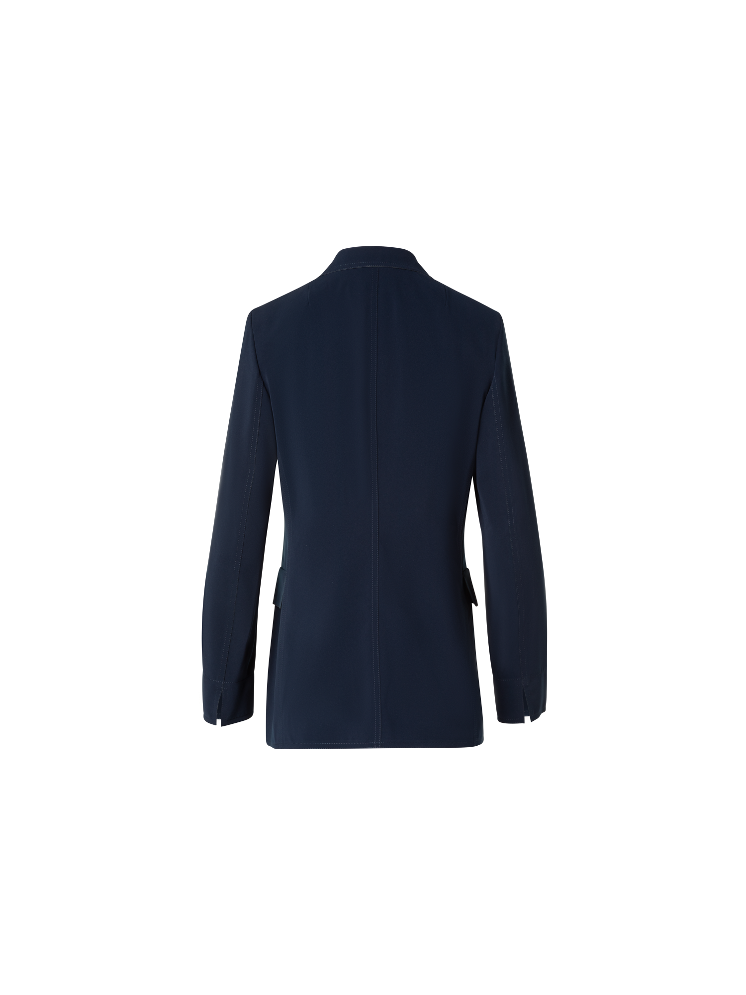 Designer Travel-Friendly Laser Cut Boyfriend Blazer - Dunkelblau - Blau