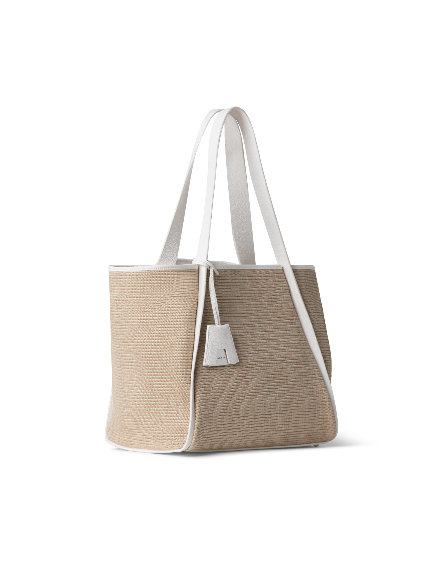 Designer Alex Medium Tote Bag - Beige