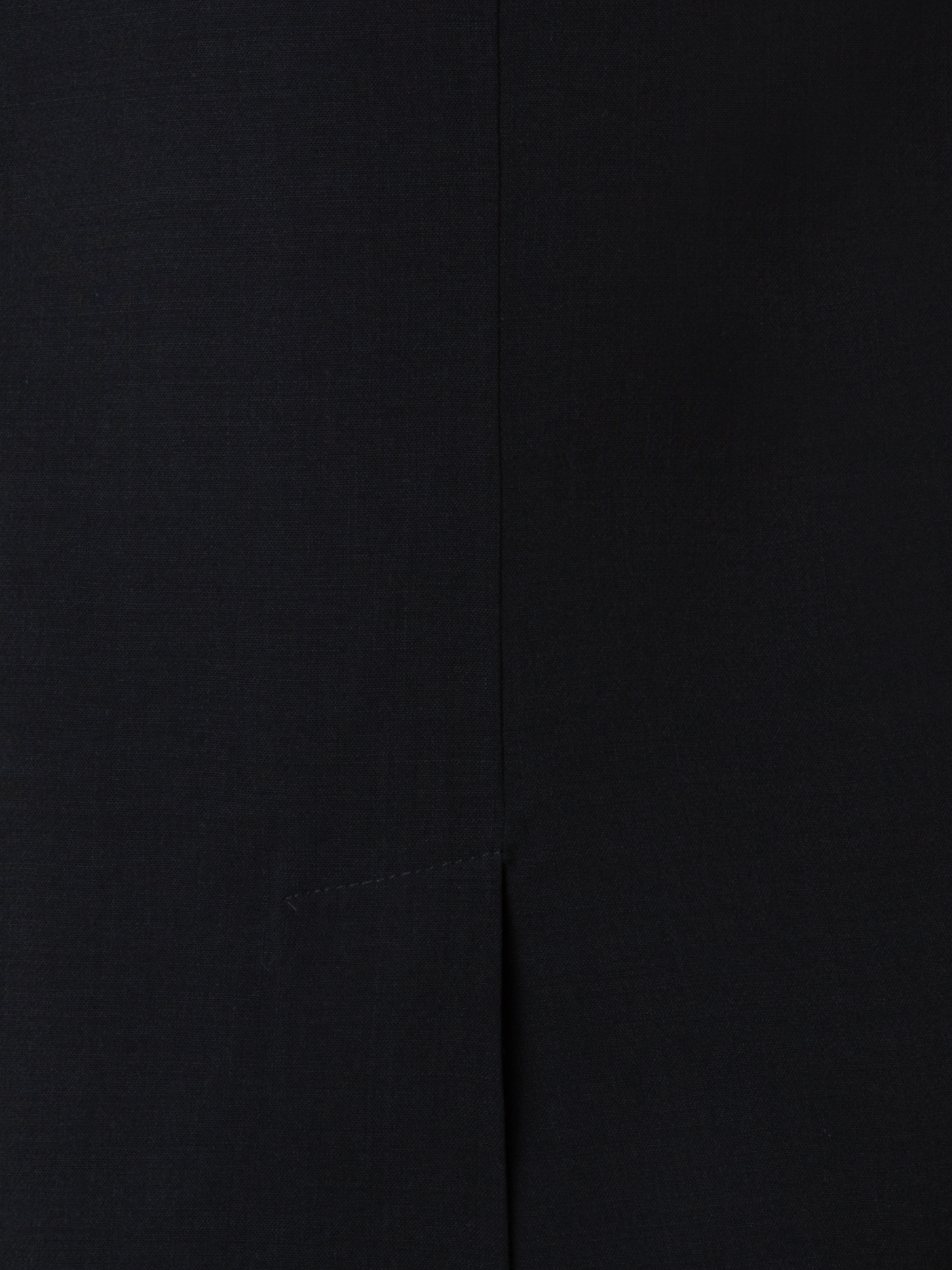 Designer Langer Blazer aus Woll-Doubleface - Schwarz