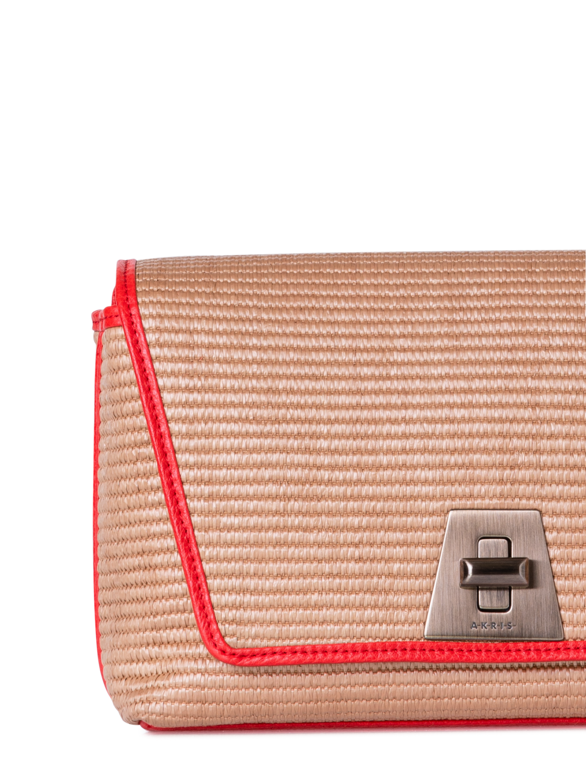Designer Anouk Small Day Bag - Bunt - Beige - Rot