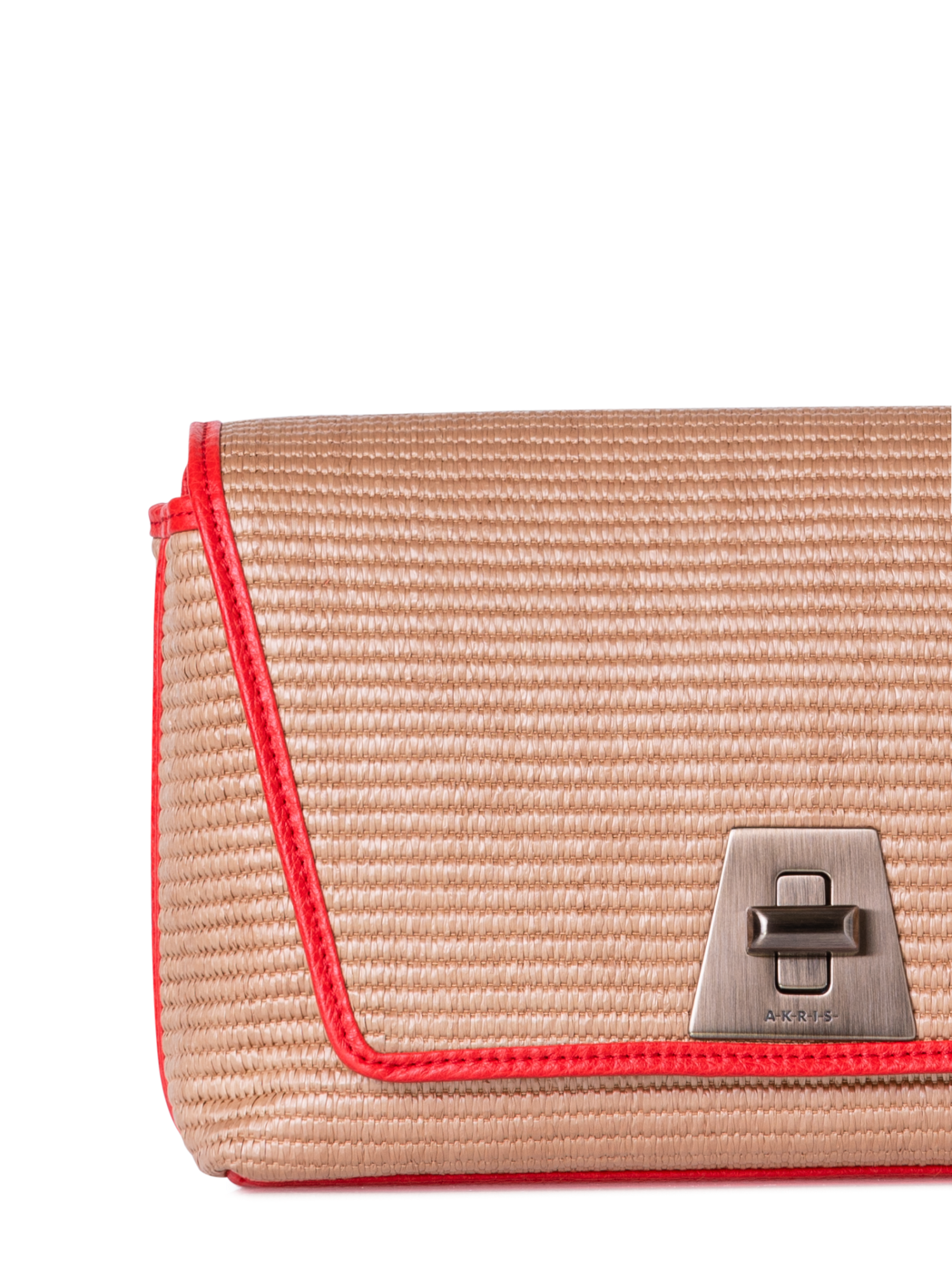 Designer Anouk Small Day Bag - Bunt - Beige - Rot