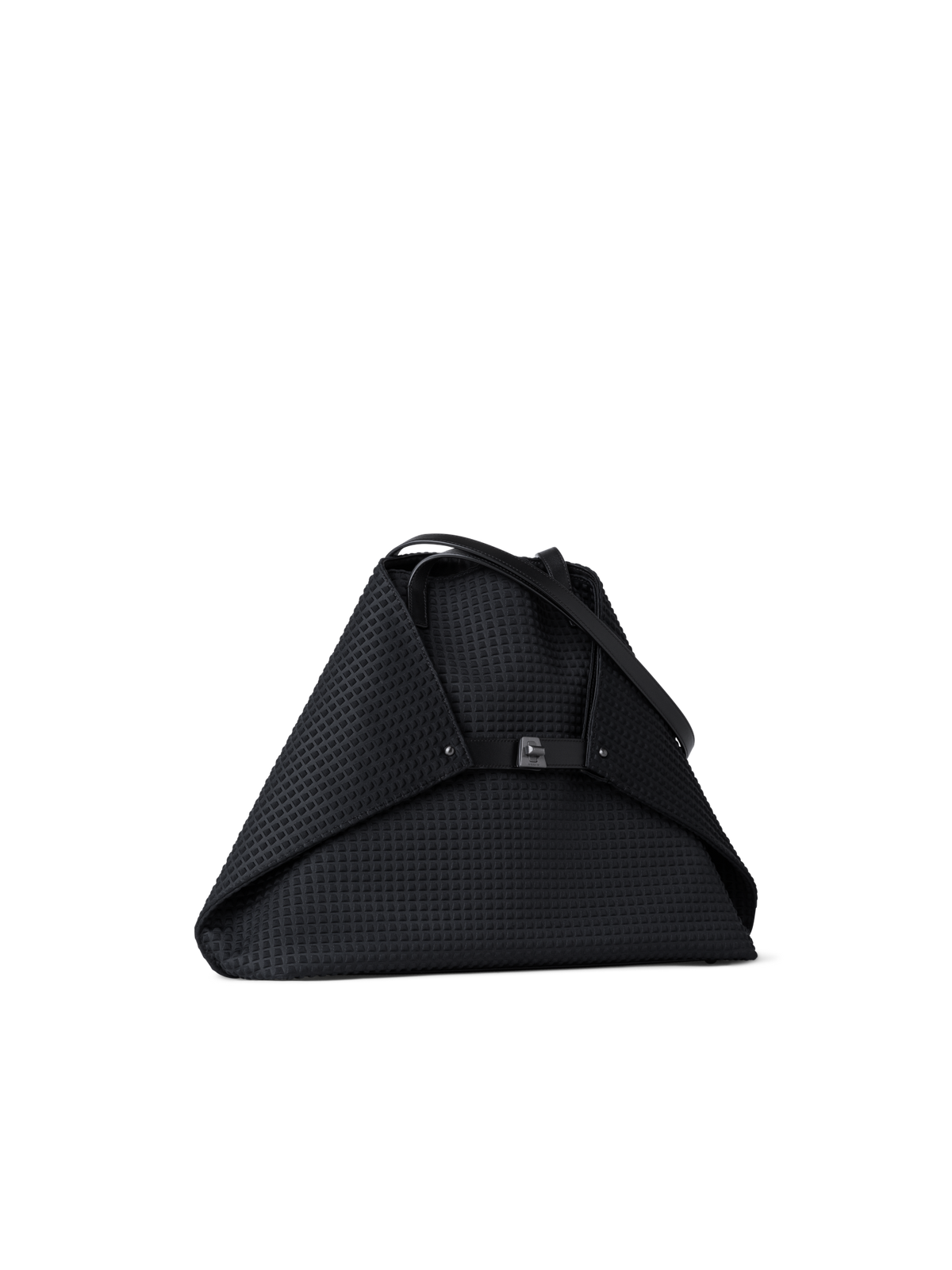 Designer Ai Medium Shoulder Tote - Schwarz