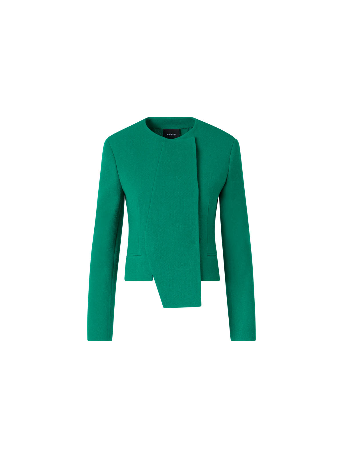 Designer Hemilio Kurzjacke aus Woll-Doubleface - Grün