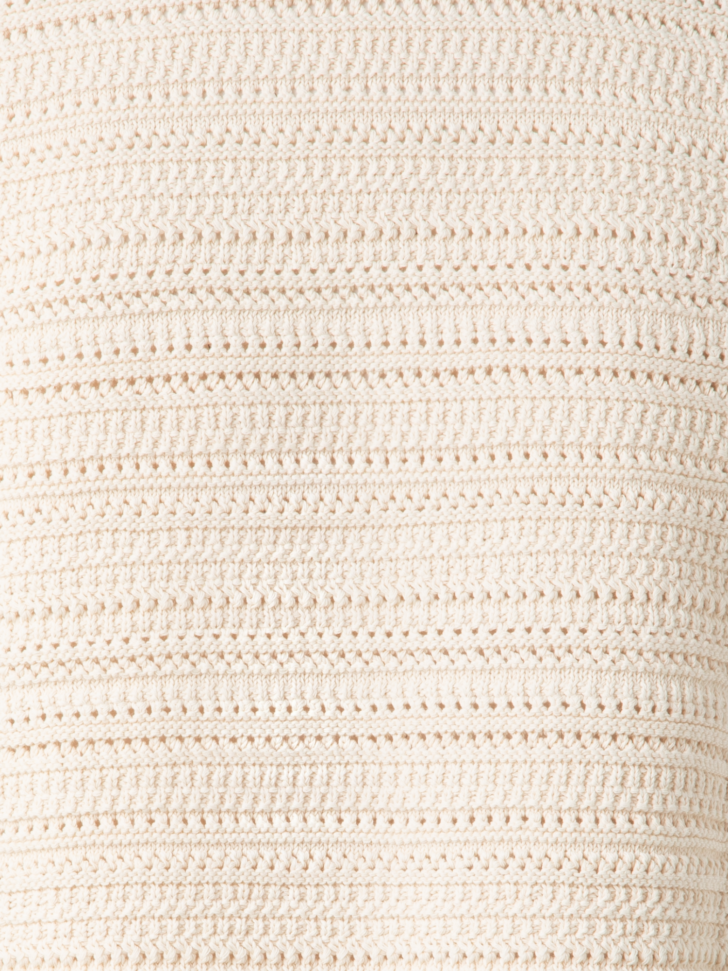 Designer Grob gestricktes Shirt mit Kontrastbündchen - Bunt - Beige