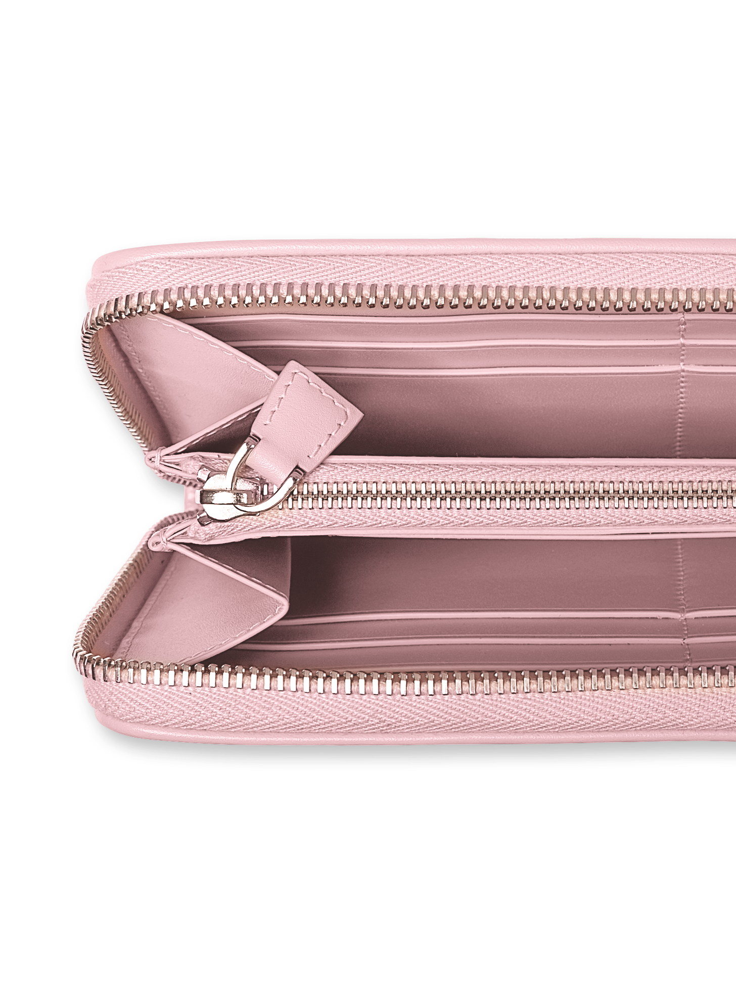 Designer Long zip wallet, 19 x 10 x 2,5 cm - Rosa
