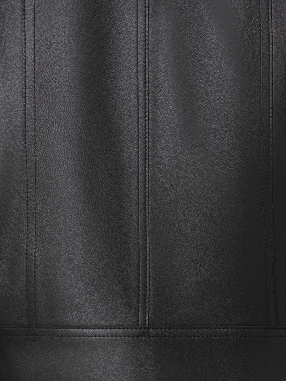 Designer Asymmetrische Leder-Bikerjacke - Schwarz