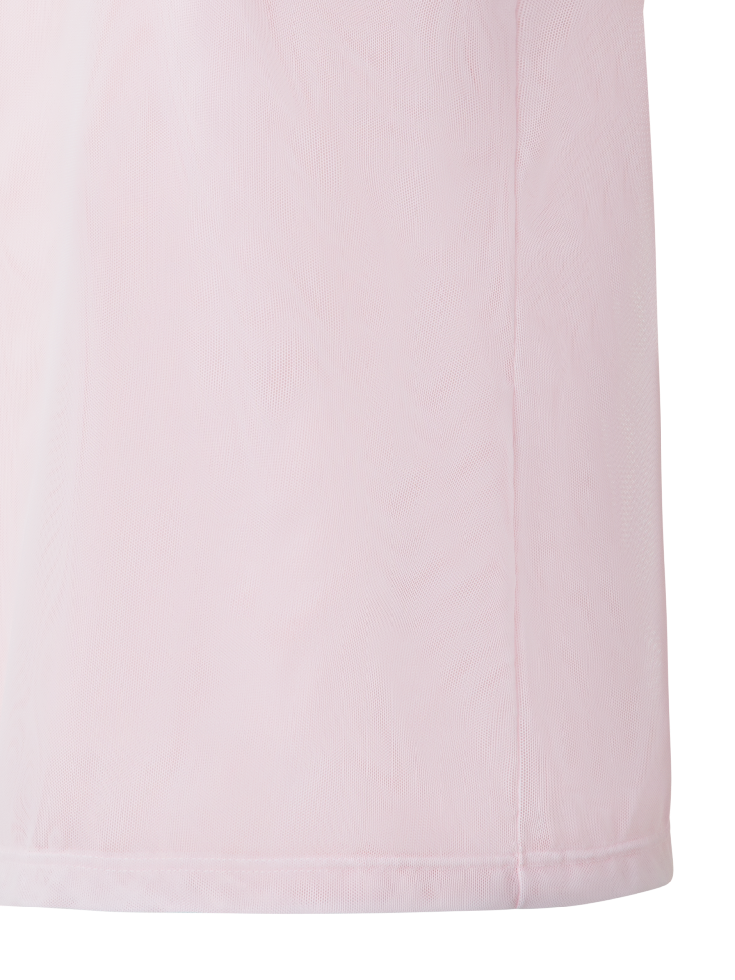 Designer Transparentes Doppellagiges Top - Rosa