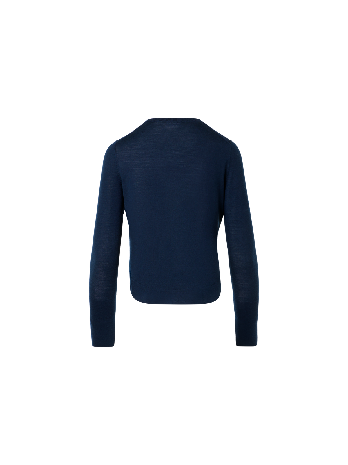 Designer Leichter Strick-Cardigan aus Merinowolle - Dunkelblau - Blau