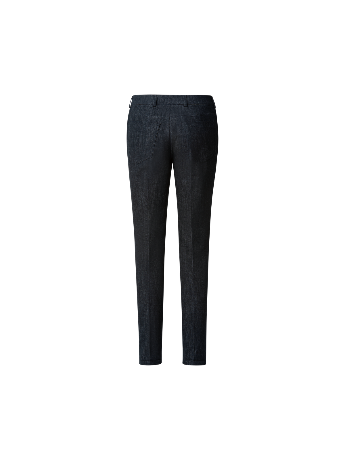 Designer Slim Hose aus Baumwoll-Denim-Stretch - Schwarz - Grau