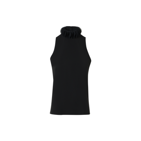 3D-Punkt-Lasercut-Crêpe-Oberteil