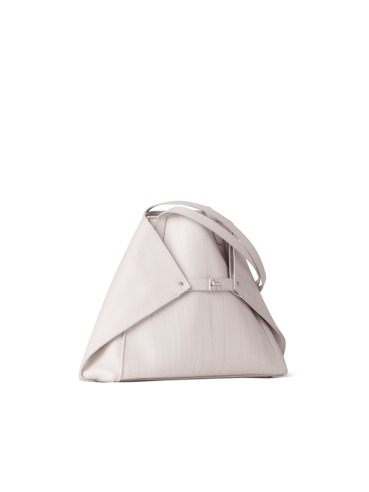 Designer Ai Medium Shoulder Tote - Ecru - Weiss
